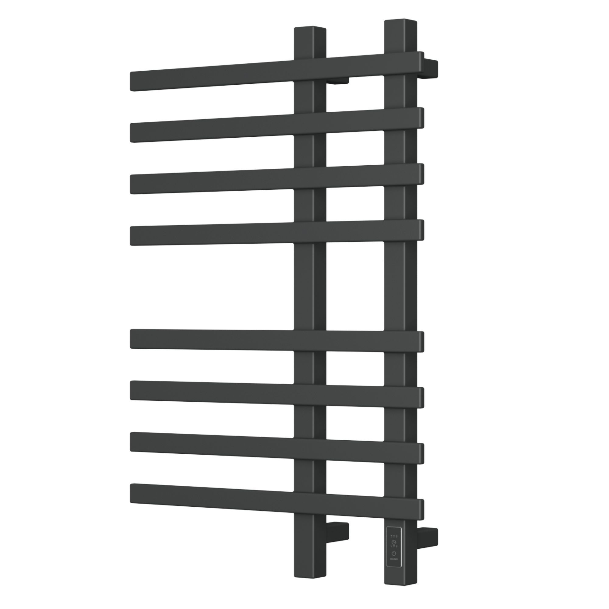 Полотенцесушитель электрический BAU Wind 50*80 черный матовый RAL9005