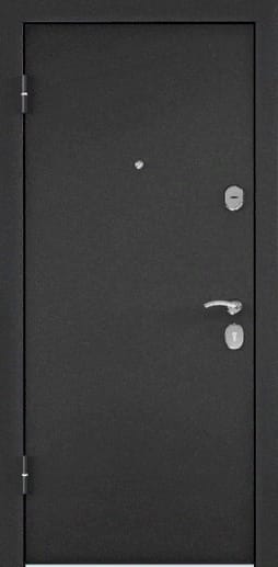 Дверь X5 MP (950, 2050, L, Темно-серый букле графит, ПВХ Лист. темная, СК65-S, хром)