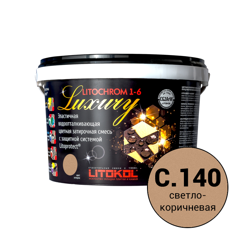 Litochrom 1-6 Luxury C.140 св, кор затир, смесь 2кг