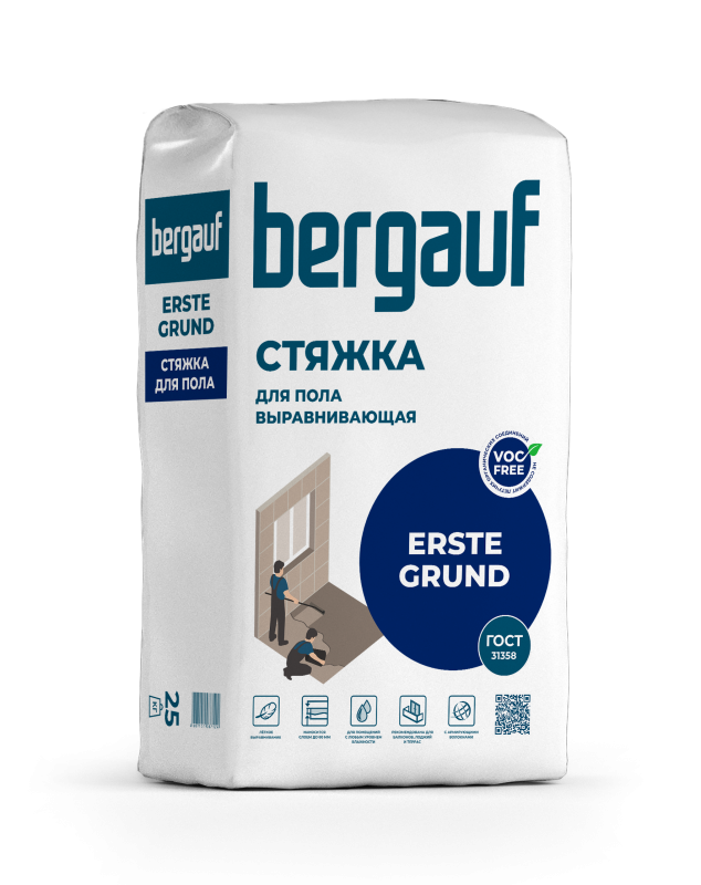 Стяжка для пола Erste Grund 25кг. (56 пал)