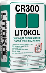 Штукатурный выравнивающий состав LitoKol CR 300 (25 кг) 54п