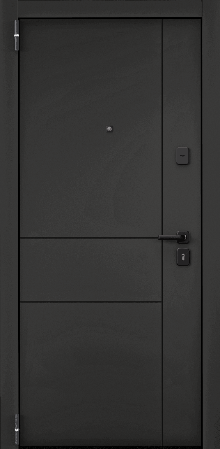 DELTA PRO РР (860, 2050, L, Черная шагрень ,D33, ПВХ Бьянко, D6-33) фур-ра чёрн. квадрат