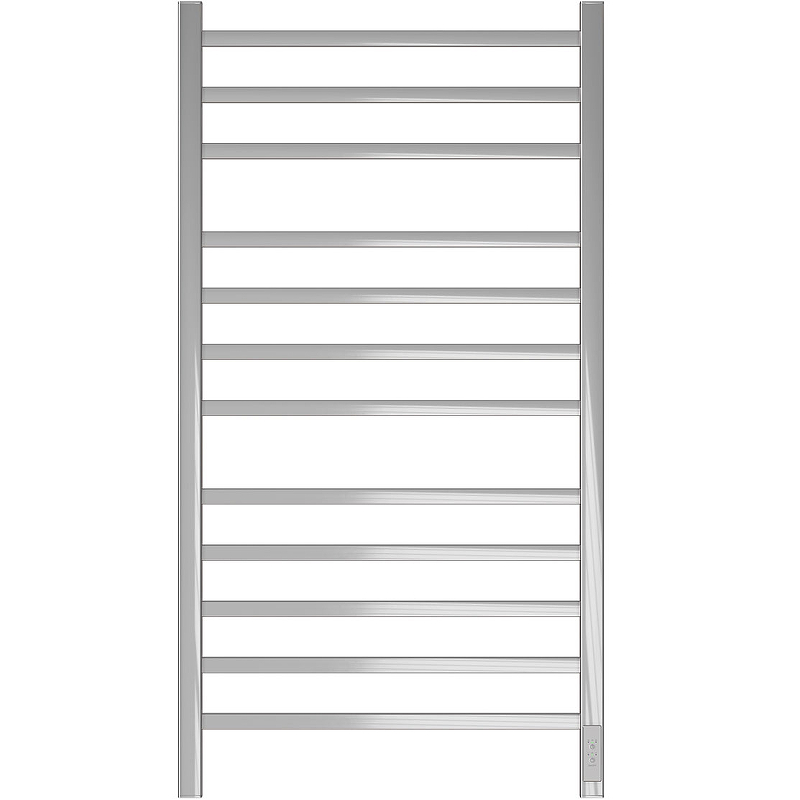 Полотенцесушитель электрический Point Вега П12 500x1000, диммер справа, хром