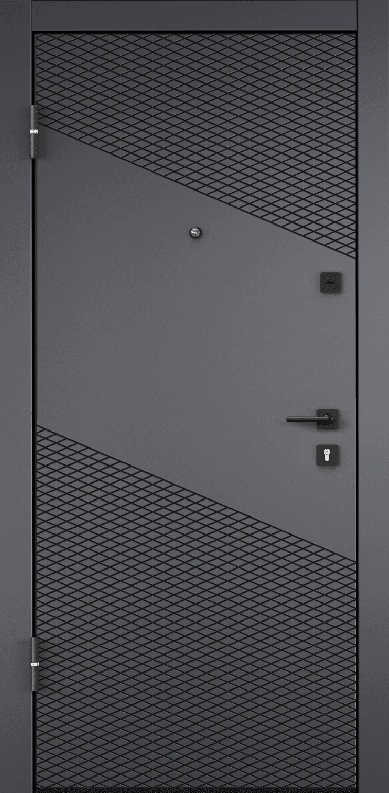 DELTA PRO РР (860, 2050, L, Оскуро ,D-DL3, ПВХ Оскуро, D-DL3) фур-ра чёрн. квадрат+опции