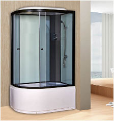 Душевая кабина Golden frog 80*120*215 высокий поддон/тонир. стекла правая