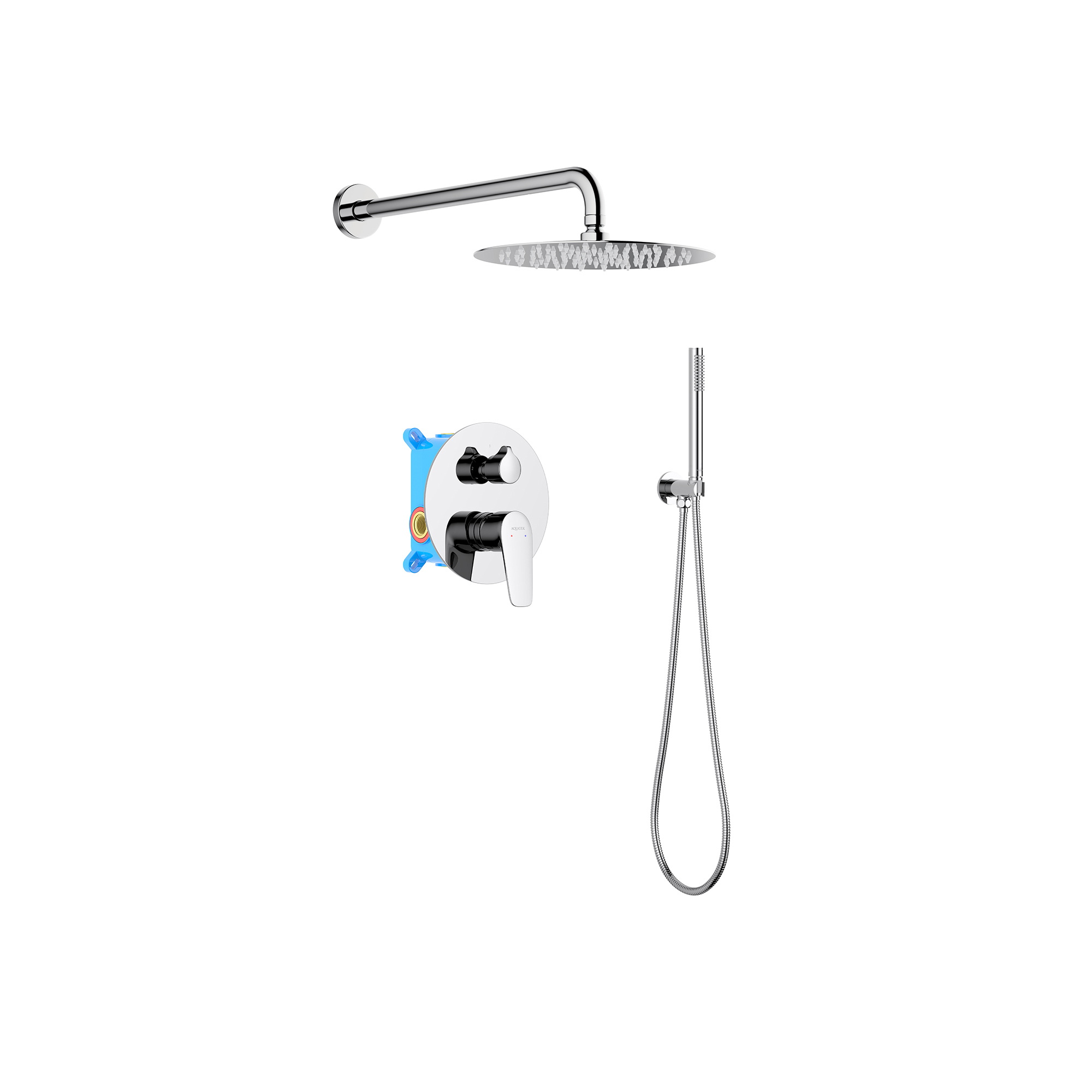 Комплект душевой set 3 в 1 БЕТТА  AQ1172CR хром