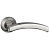 Ручка фалевая  SOLIDO A-37-10 CHROME/S.CHROME